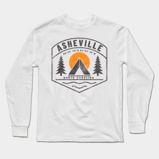 Visiting NC Mountain Cities Asheville, NC Long Sleeve T-Shirt